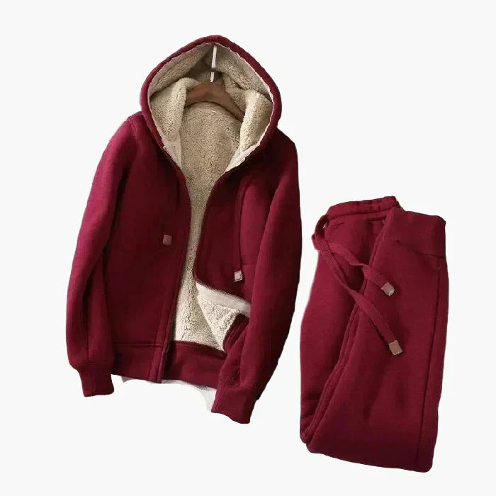 Survêtement pratique avec veste à capuche et pantalon de jogging Sportif Confortable