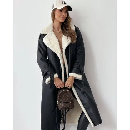 Élégant manteau d'hiver pour femme