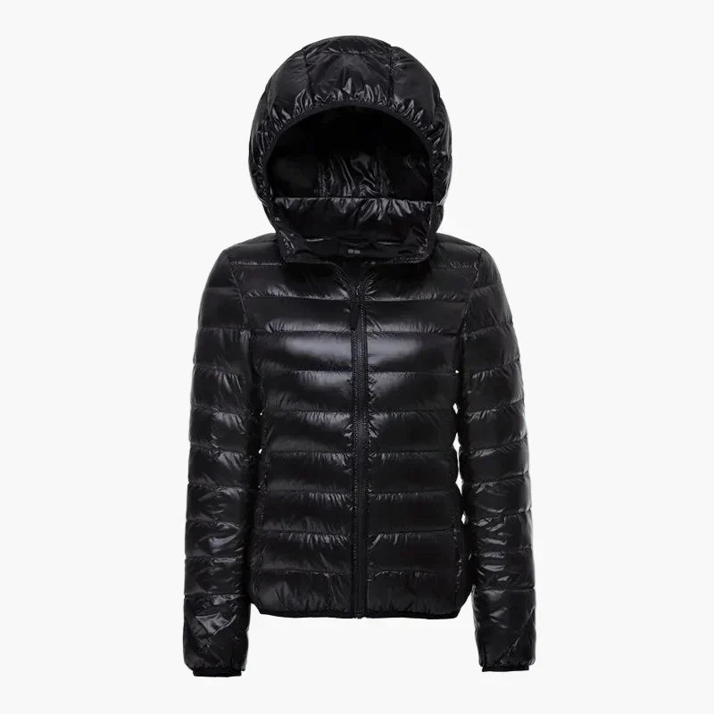 Praktische Steppjacke Kapuze Leicht - IdealeKleiden