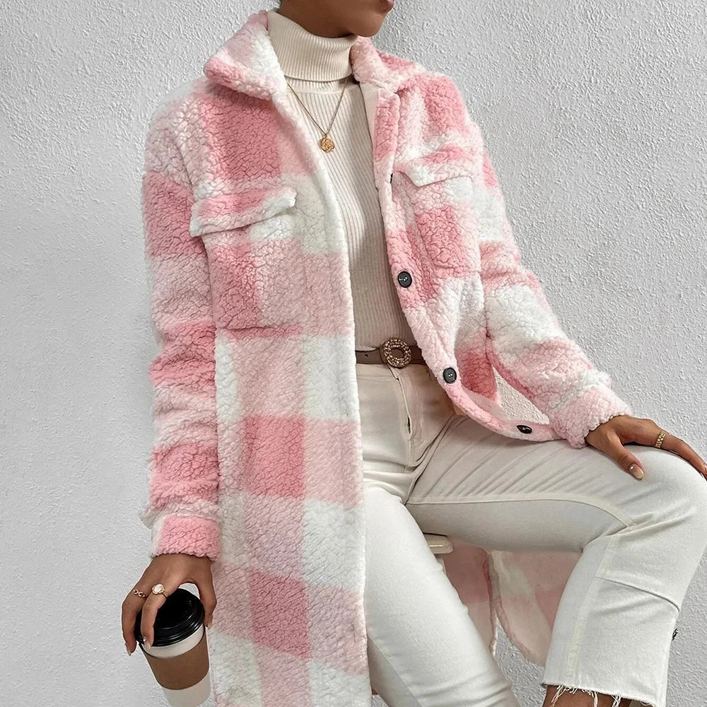 Veste à carreaux moderne pour homme