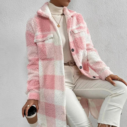 Veste à carreaux moderne pour homme
