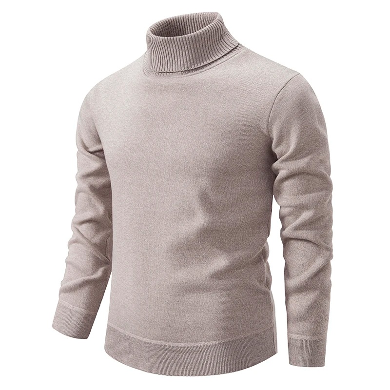 Pull col roulé en coton doux