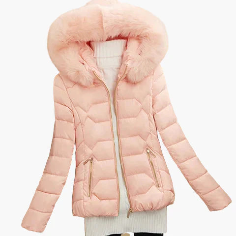 Doudoune matelassée femme capuche moderne