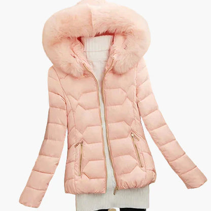 Doudoune matelassée femme capuche moderne