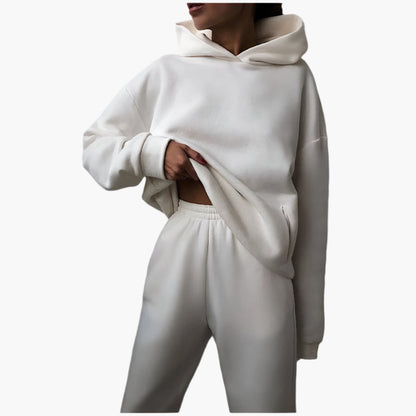 Ensemble de salon confortable Surdimensionné Sweat à capuche Pantalon de jogging