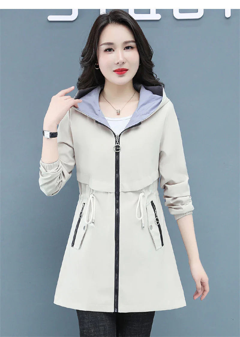 WOLF Veste longue coupe-vent pour l'extérieur