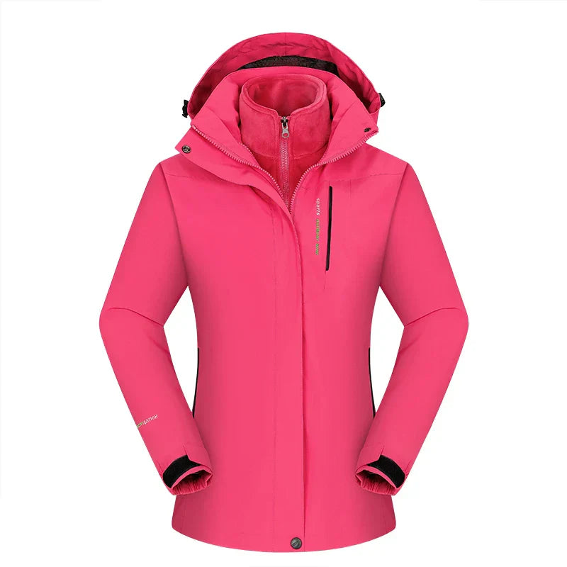 Veste de randonnée pratique 3 en 1, isolation polaire