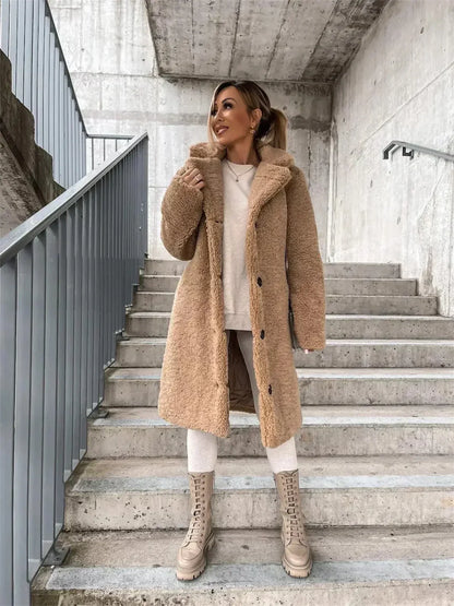 Damen Strickjacke Lang Elegant - IdealeKleiden