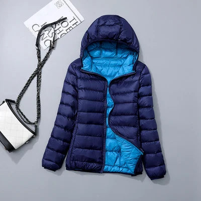 Doudoune à capuche chaude hiver