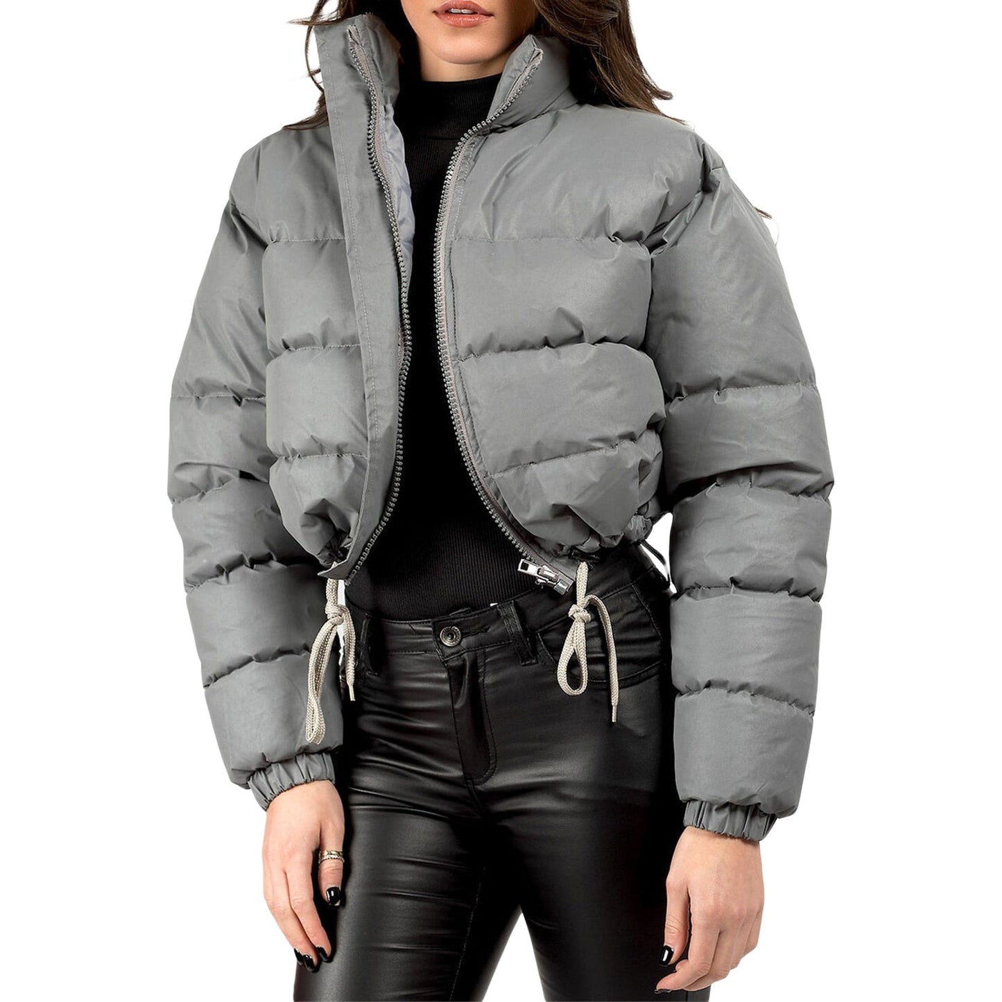 Veste d'hiver chaude matelassée pour femme