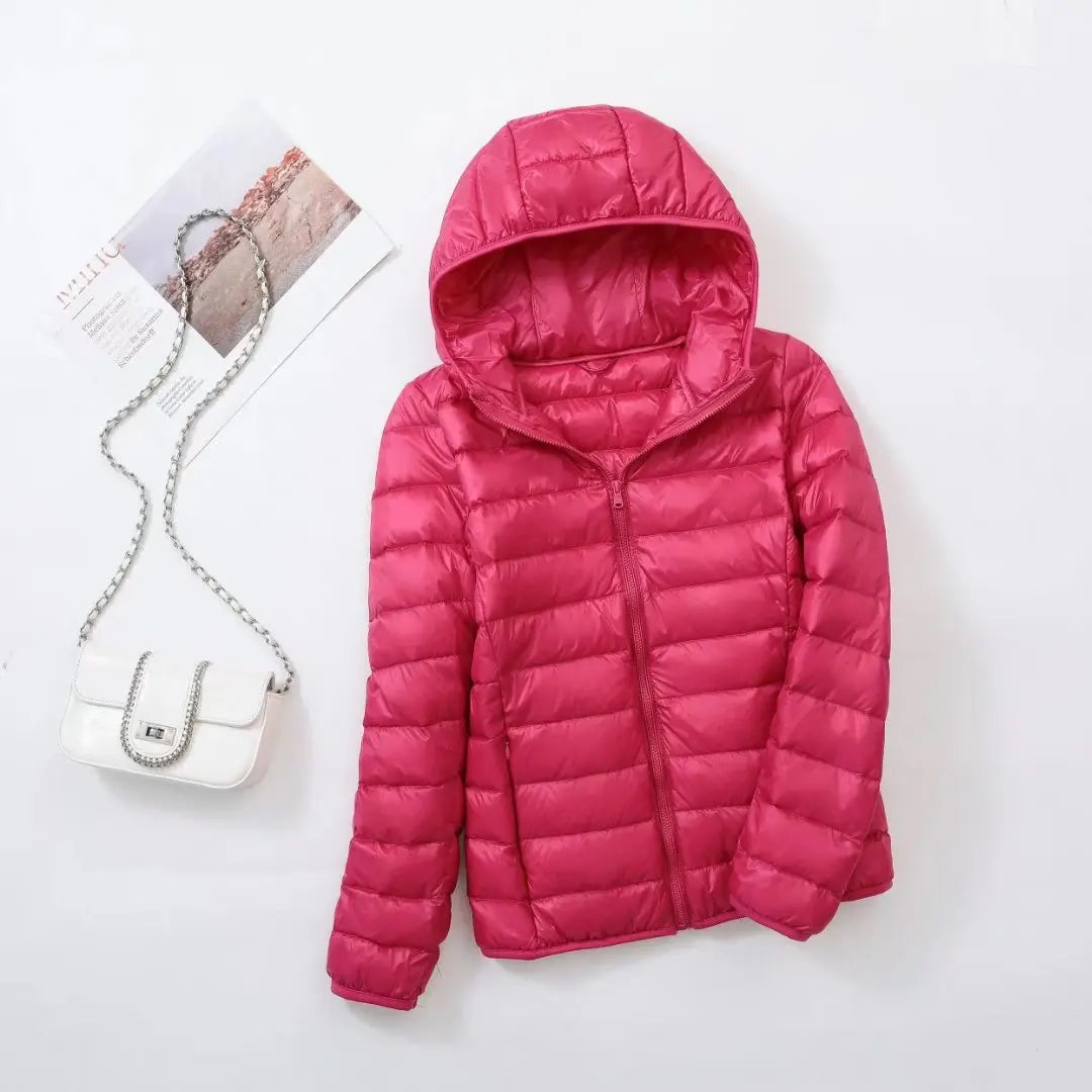 Doudoune à capuche chaude hiver