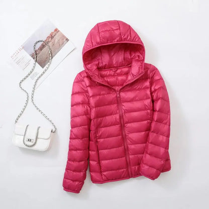 Doudoune à capuche chaude hiver