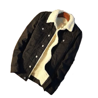 Veste mi-saison élégante effet peau lainée