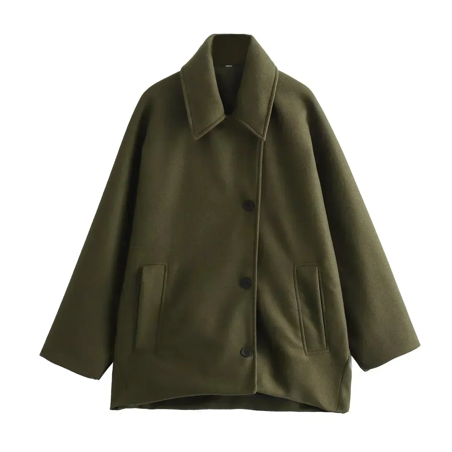 Élégant manteau court pour femme style classique