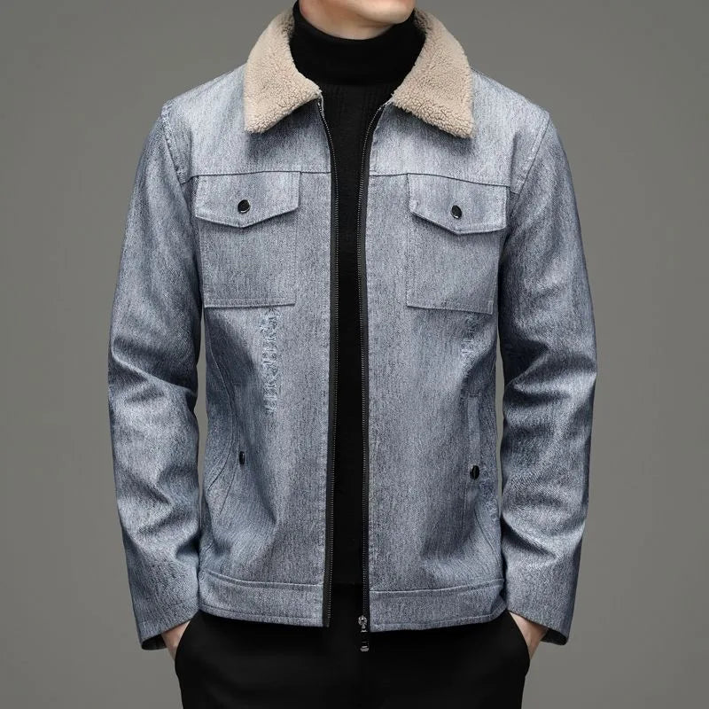 Veste d'automne chaude et élégante pour homme
