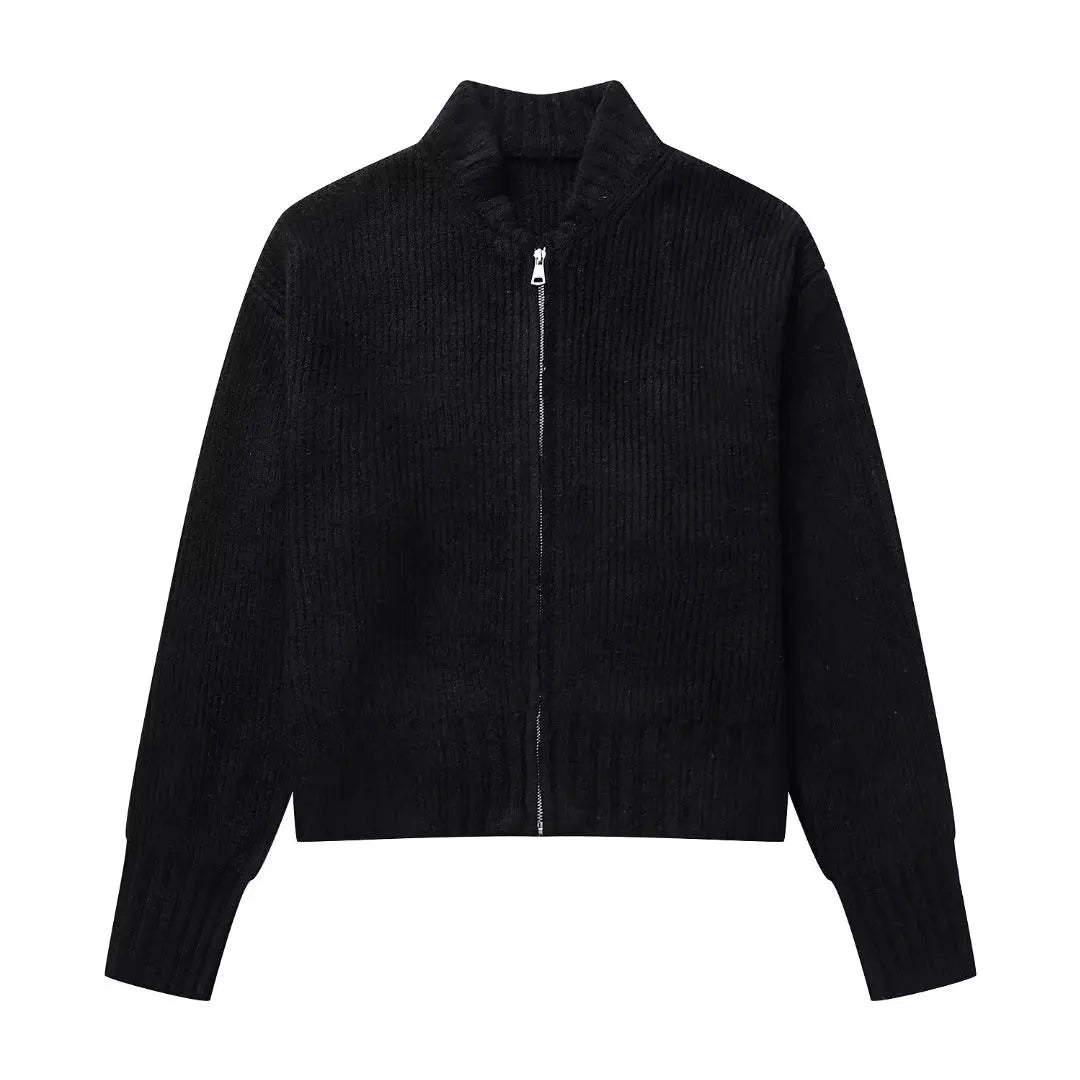 Damen Cardigan Herbst Modell Wollig - IdealeKleiden