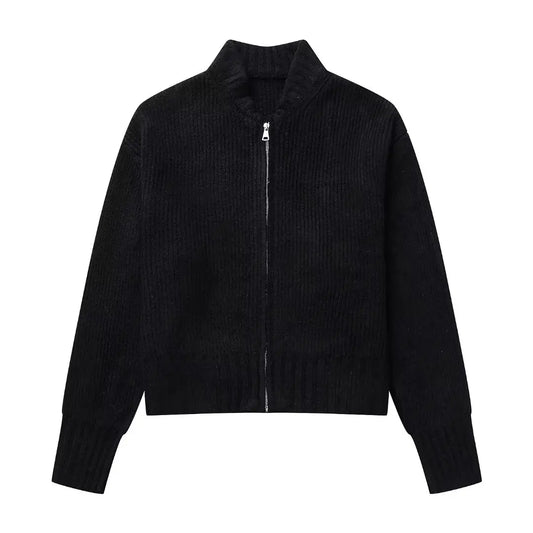 Damen Cardigan Herbst Modell Wollig - IdealeKleiden