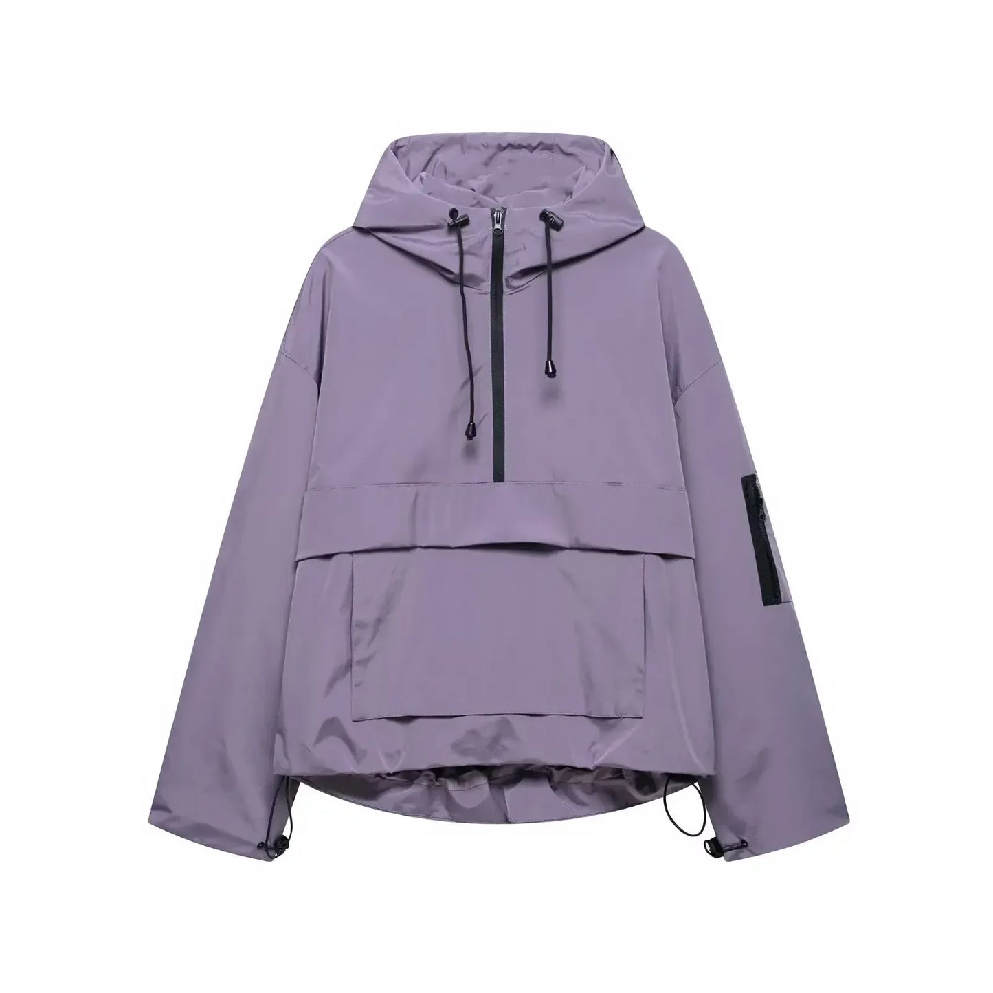 Veste de ski femme élégante à capuche, veste d'hiver