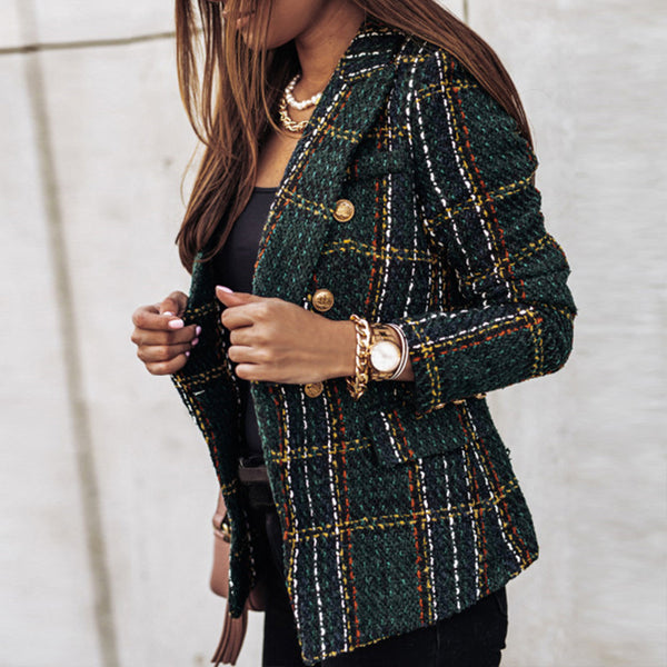Blazer élégant à double boutonnage