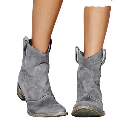 Bottines élégantes en cuir à lacets