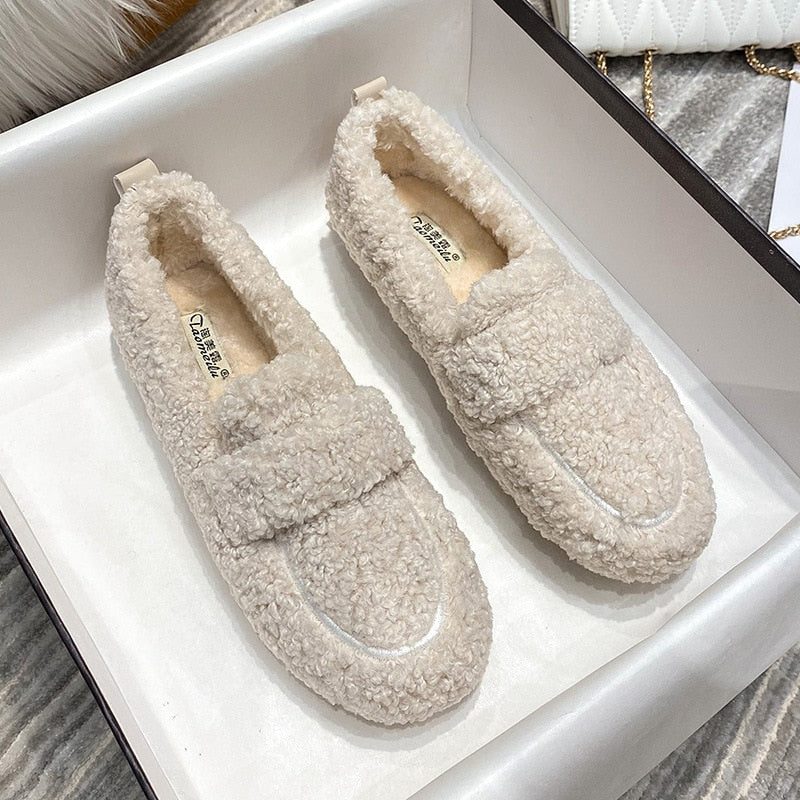Chaussons confortables et chauds