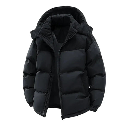 Doudoune matelassée d'hiver pour femme - Veste d'extérieur chaude avec capuche