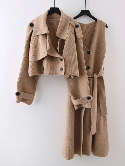 Ensemble élégant 2 pièces veste et robe