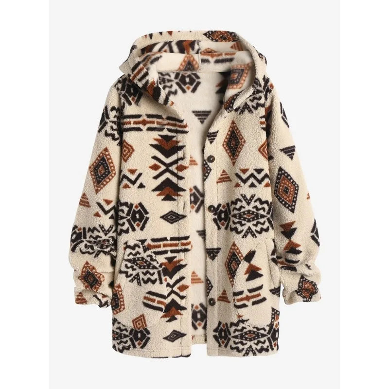Veste aztèque stylée - Chic vintage pour femmes et hommes