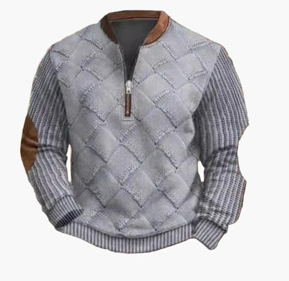 Pull-over pour homme, chaud, moderne, col montant