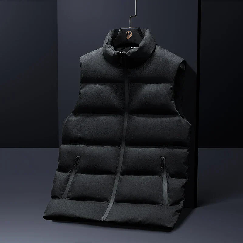 Gilet matelassé homme chaud et élégant