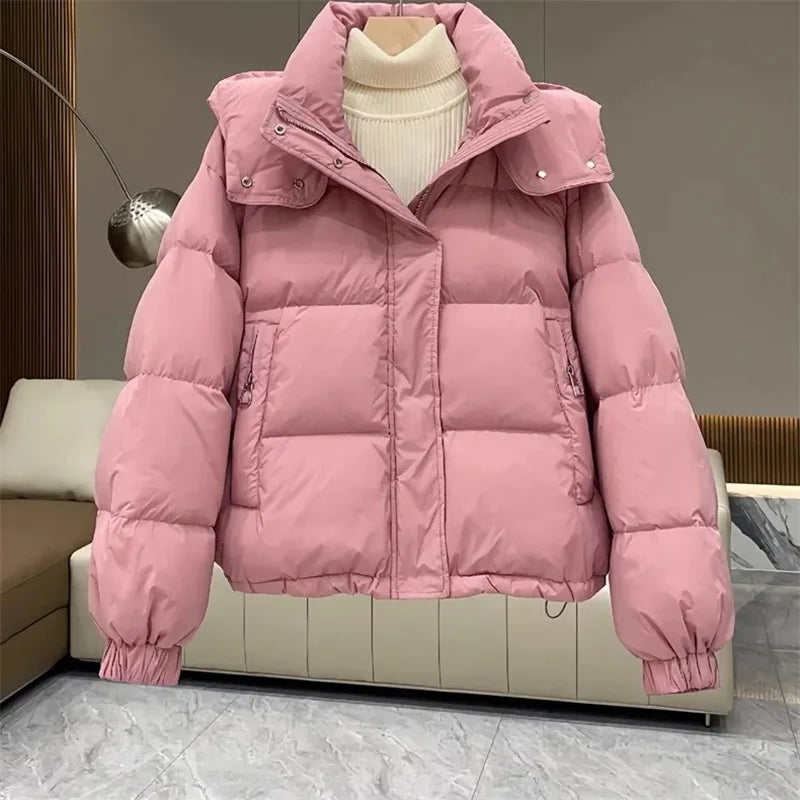 Veste matelassée décontractée en coton Lena pour femme