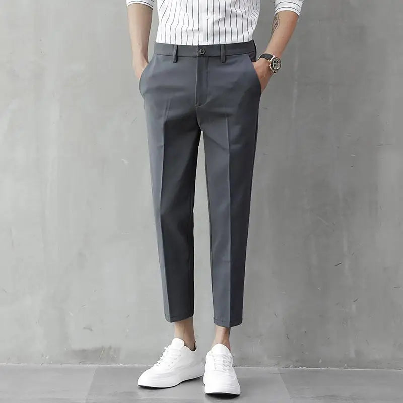 Pantalon de costume homme élégant Slimfit