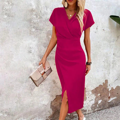 Robe de soirée élégante invitée de mariage femme