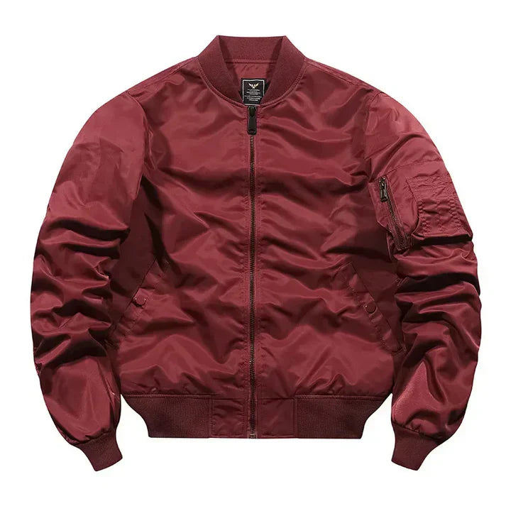 Blouson aviateur en cuir