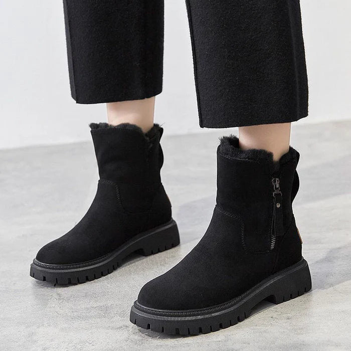 Bottes d'hiver femme chaudes imperméables neige