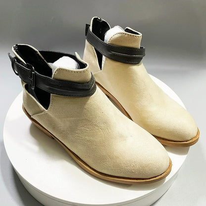 Chaussures Femme Bottines Bout Pointu Réglable