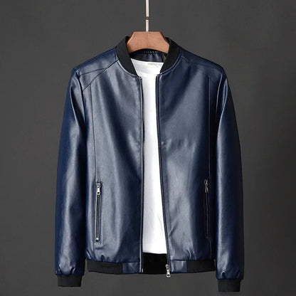 Blouson bombardier en cuir pour femme style tendance