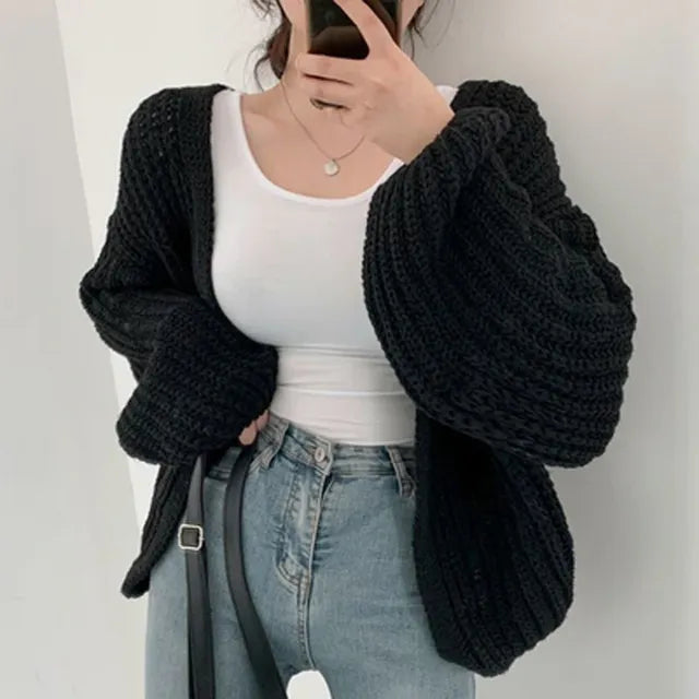 Cardigan ample et confortable