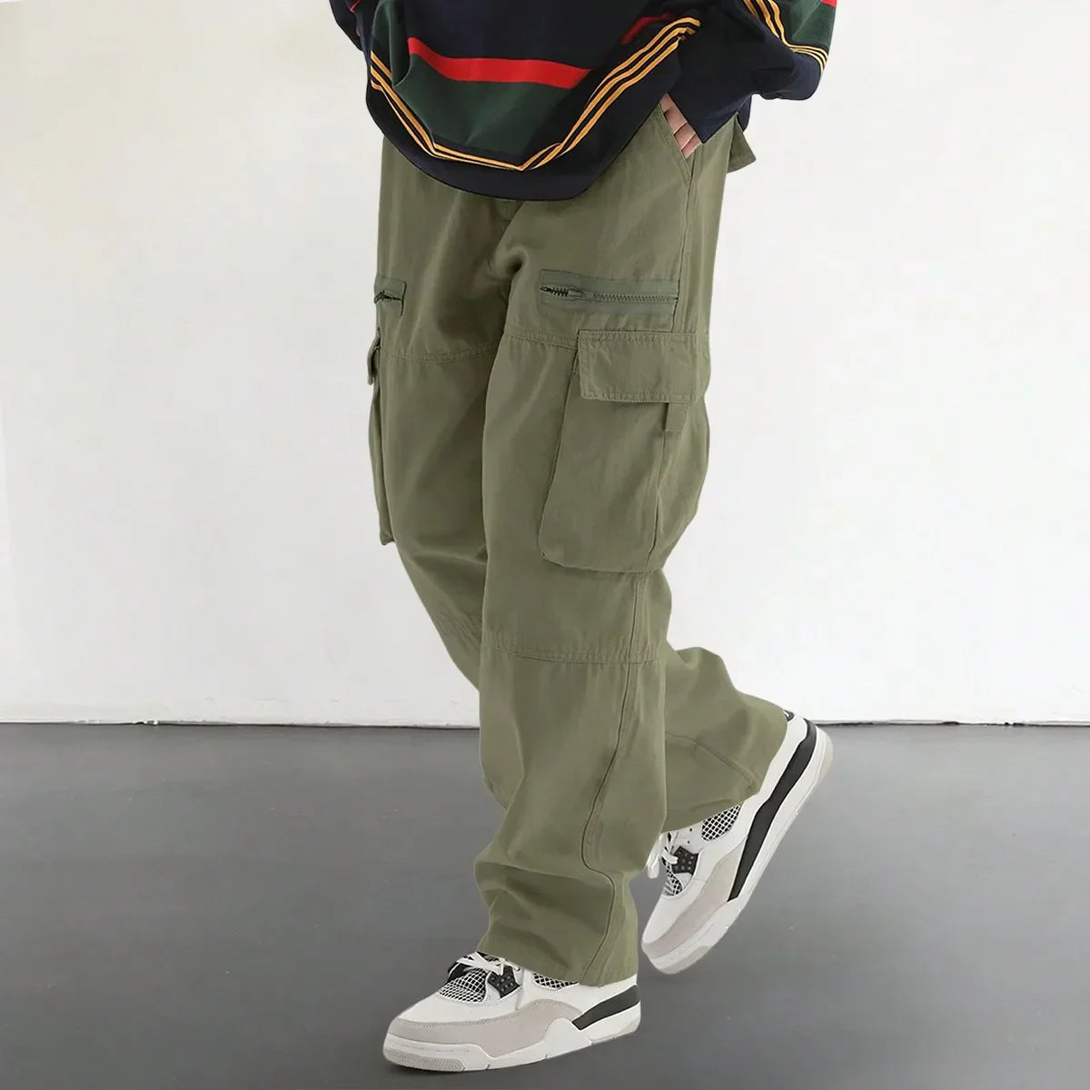 Pantalon cargo tendance pour femme