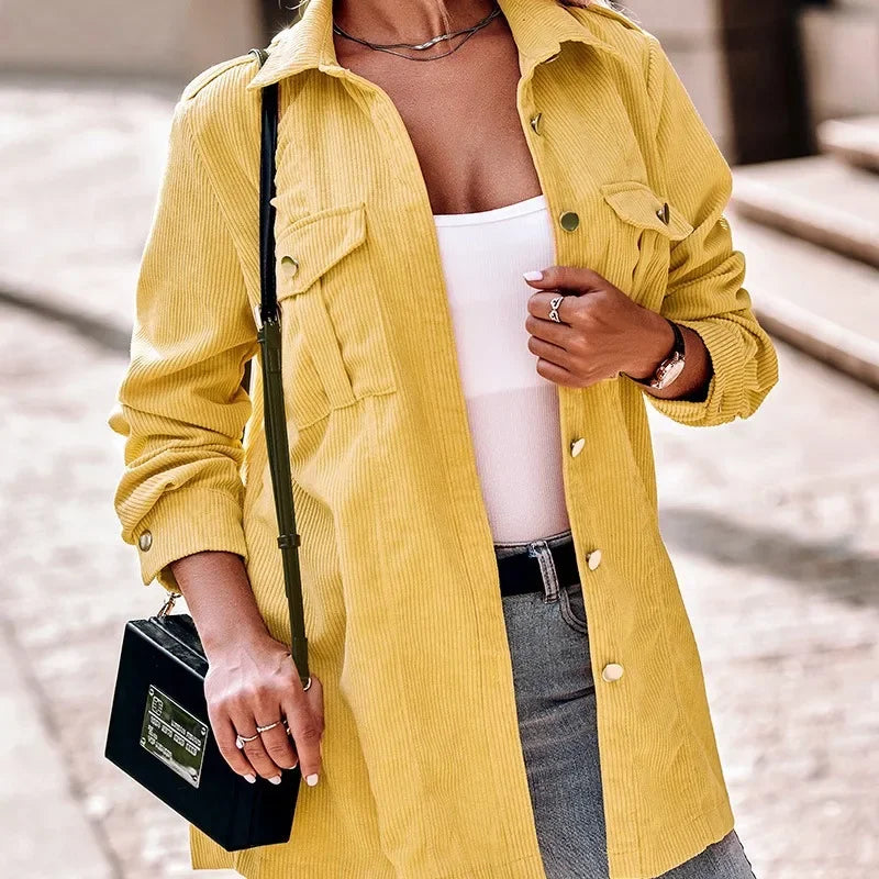 Élégante veste en velours pour femme