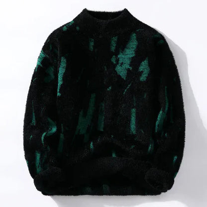 Pull en tricot pour homme, motif à côtes classique