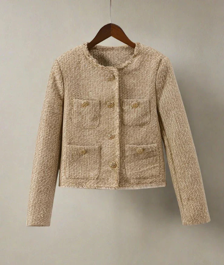Veste en tweed classique pour femme
