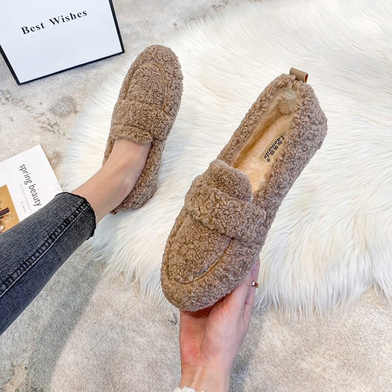 Chaussons confortables et chauds