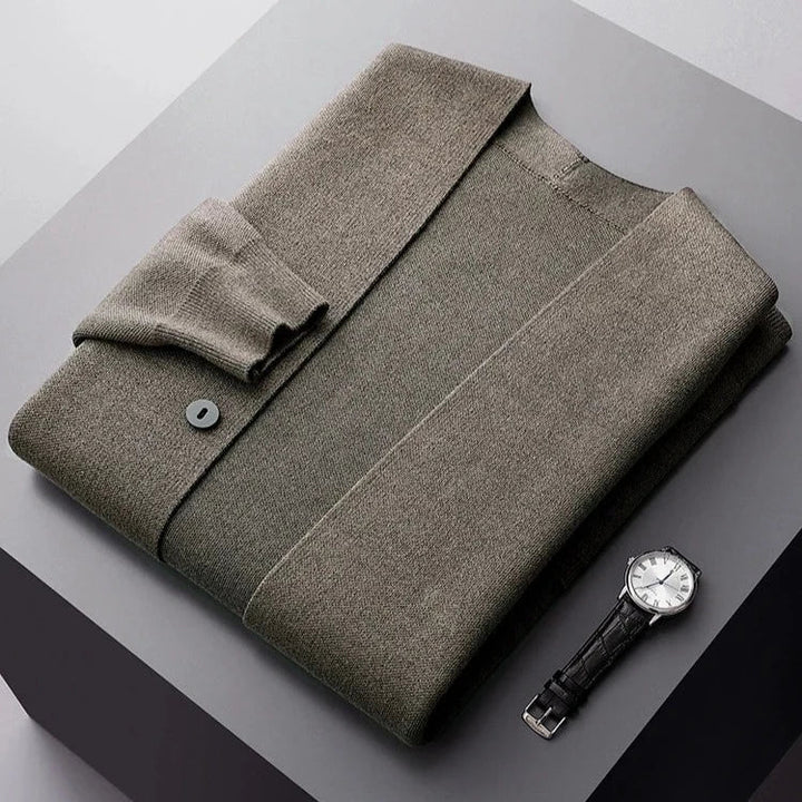 Veste en laine tricotée pour hommes