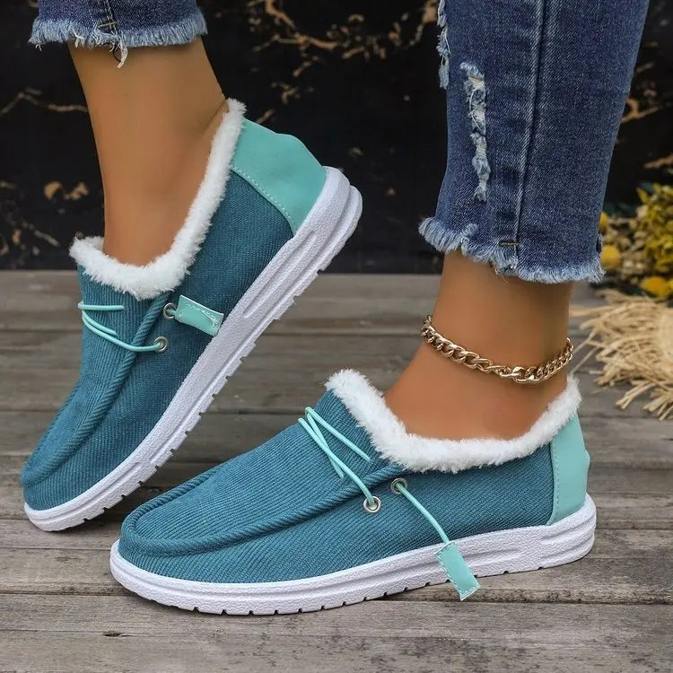Warme Winterschuhe mit Weichem Samt - IdealeKleiden
