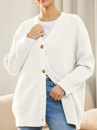 Cardigan en maille pour femme - Modèle automne