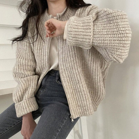 Damen Strickjacke Modern Chic - IdealeKleiden