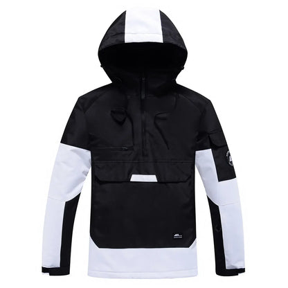 Veste de ski femme chaude et isolée avec capuche
