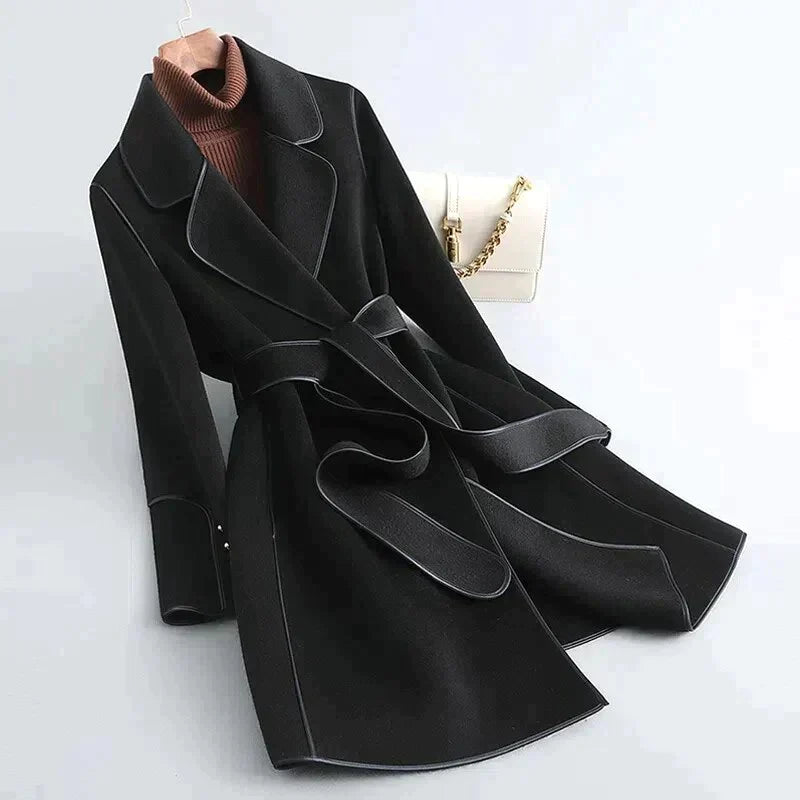 Élégant trench-coat mi-long pour femme