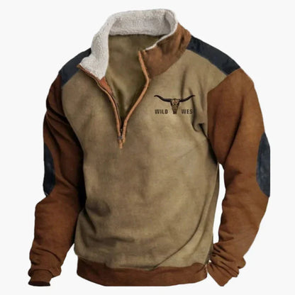 Pull de style western, look vintage